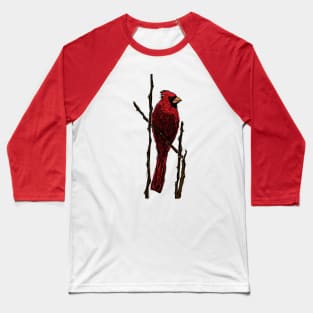 Northern Cardinal Baseball T-Shirt